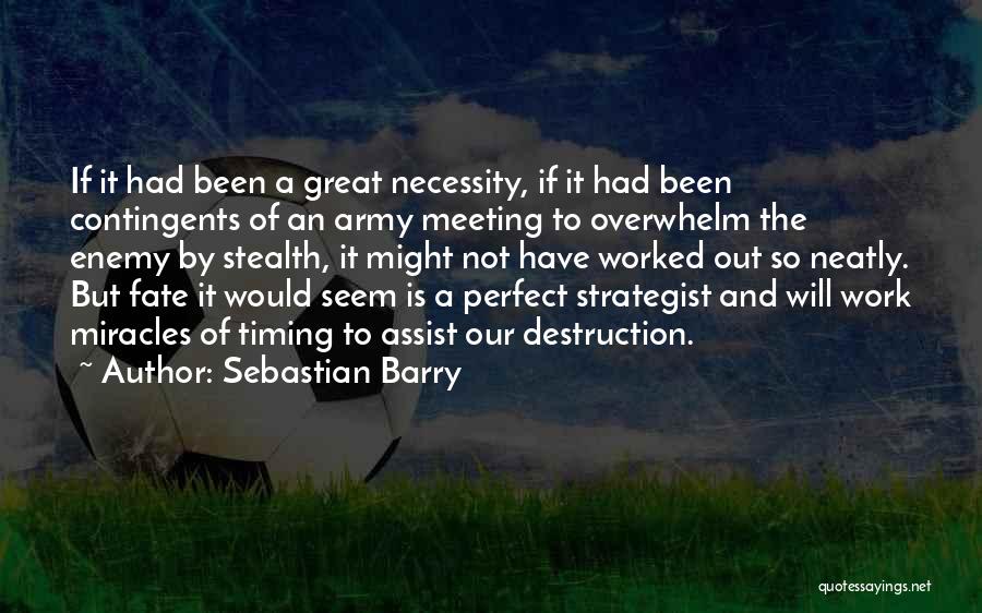 Meeting You Was Fate Quotes By Sebastian Barry