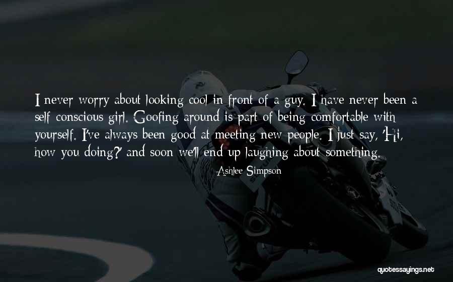 Meeting Yourself Quotes By Ashlee Simpson Meeting Yourself Quotes By Ashlee Simpson