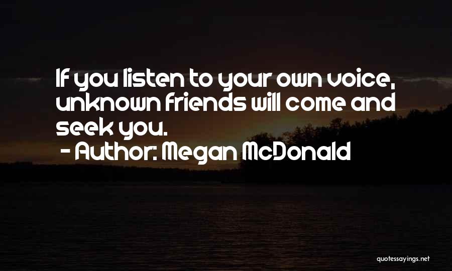 Megan McDonald Quotes 842762