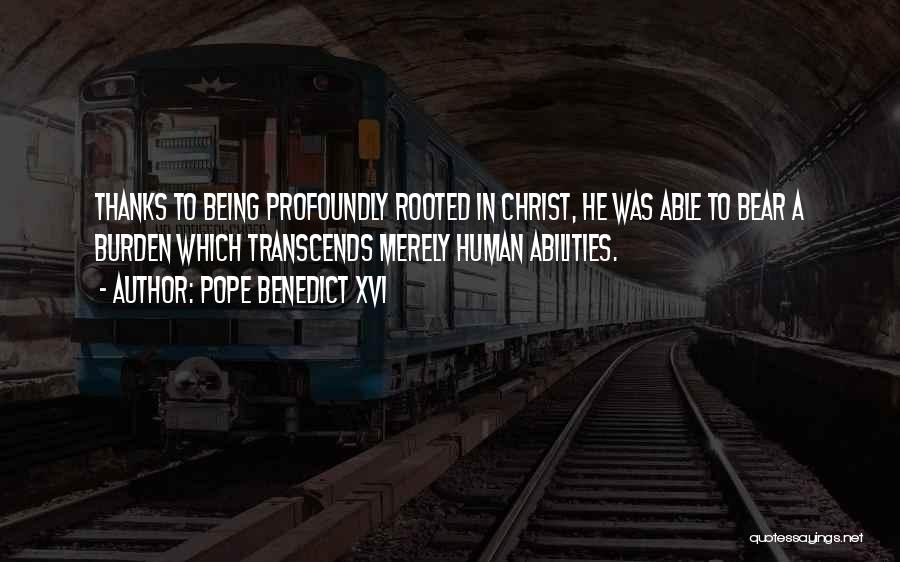 Meggondolatlan Angolul Quotes By Pope Benedict XVI