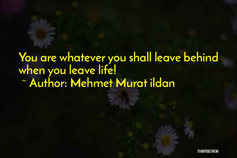 Mehmet Ildan Quotes By Mehmet Murat Ildan