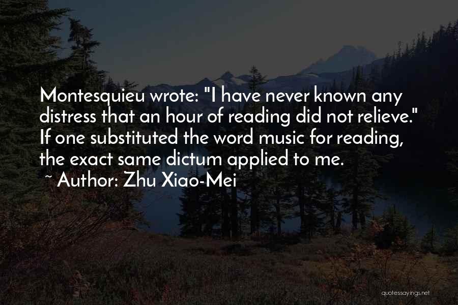 Mei Mei Quotes By Zhu Xiao-Mei