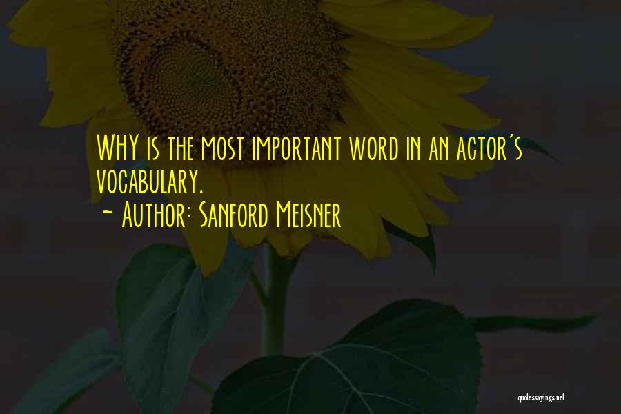 Meisner Quotes By Sanford Meisner