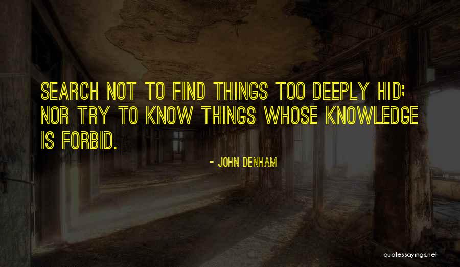 Melainkan In English Quotes By John Denham Melainkan In English Quotes By John Denham