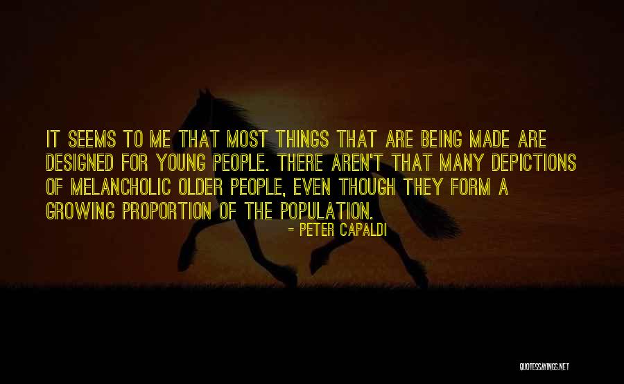Melancholic Quotes By Peter Capaldi Melancholic Quotes By Peter Capaldi