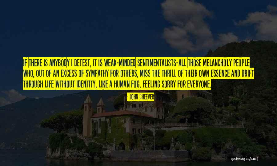 Melancholy Life Quotes By John Cheever Melancholy Life Quotes By John Cheever