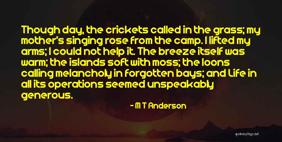 Melancholy Life Quotes By M T Anderson Melancholy Life Quotes By M T Anderson