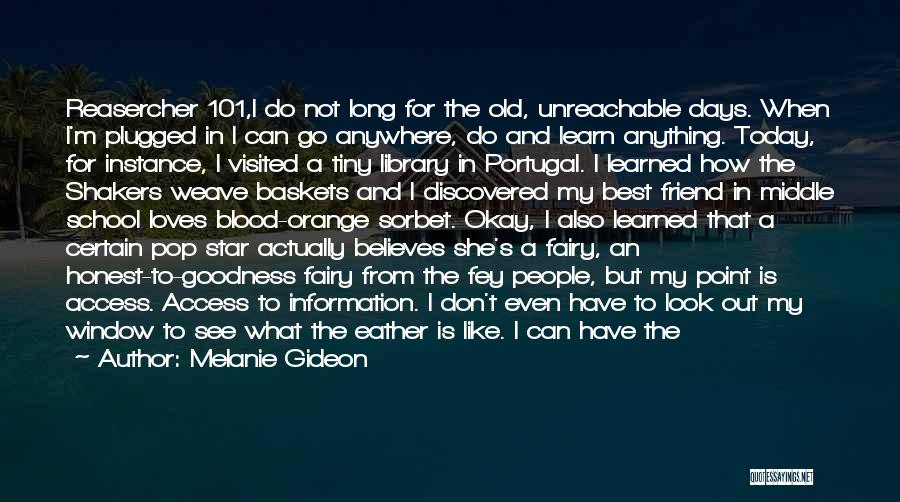 Melanie Gideon Quotes 124531