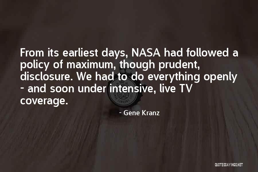 Melegim Quotes By Gene Kranz Melegim Quotes By Gene Kranz