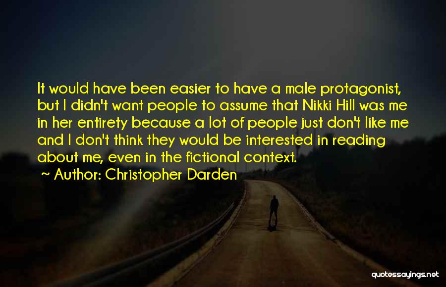 Melih Kardes Quotes By Christopher Darden