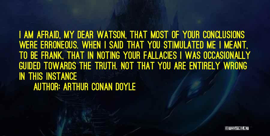 Melindungi Folder Quotes By Arthur Conan Doyle