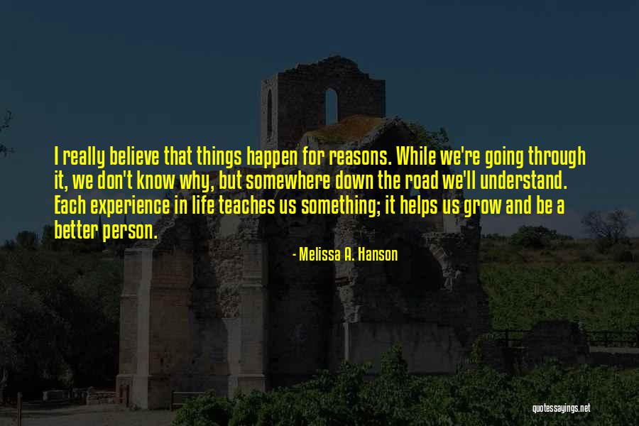 Melissa A. Hanson Quotes 475377