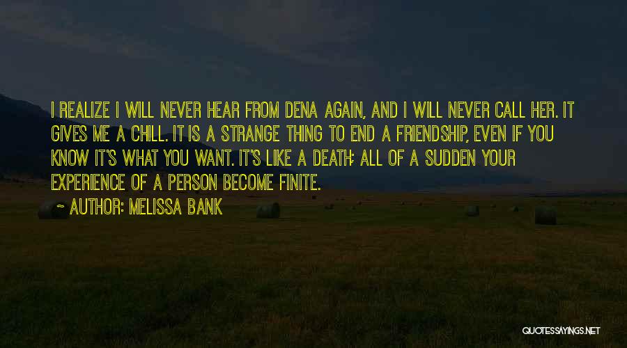 Melissa Bank Quotes 1886604