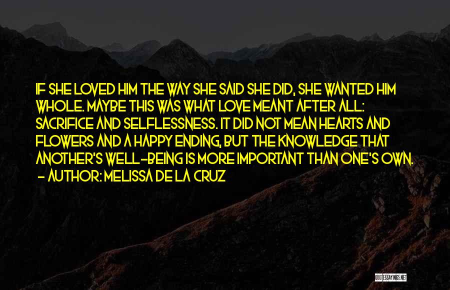 Melissa De La Cruz Quotes 2133053