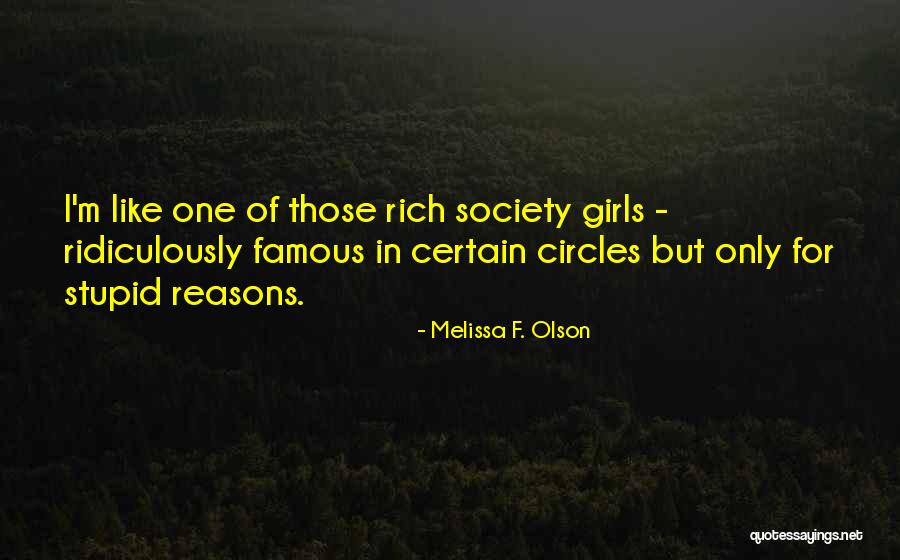 Melissa F. Olson Quotes 1703003 Melissa F. Olson Quotes 1703003