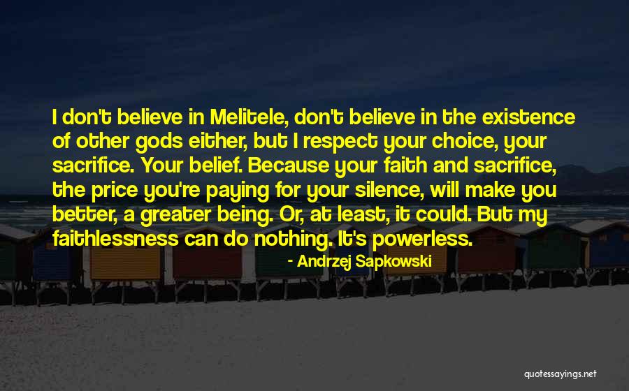Melitele Quotes By Andrzej Sapkowski Melitele Quotes By Andrzej Sapkowski
