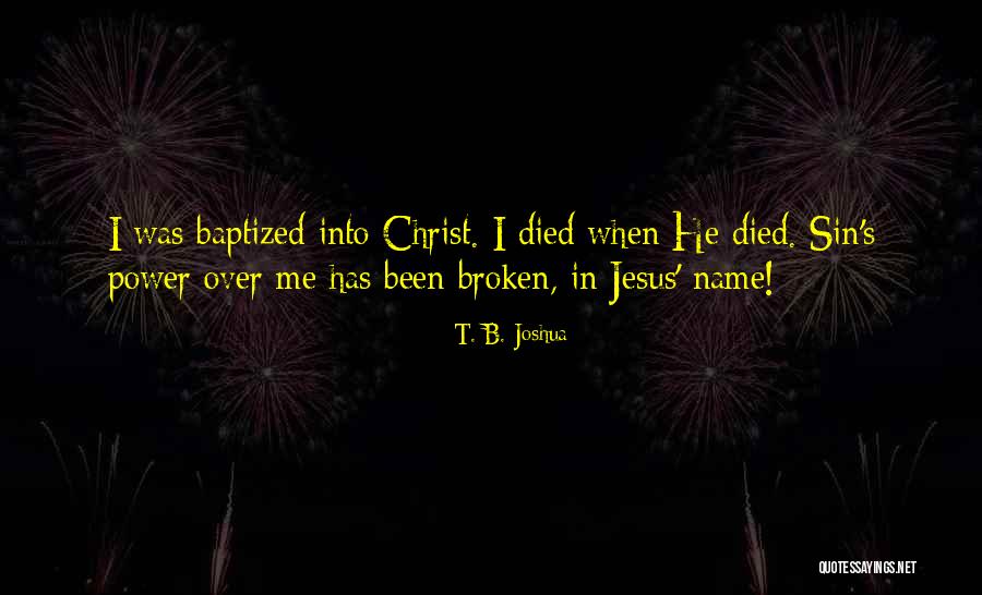 Melitzano Quotes By T. B. Joshua Melitzano Quotes By T. B. Joshua