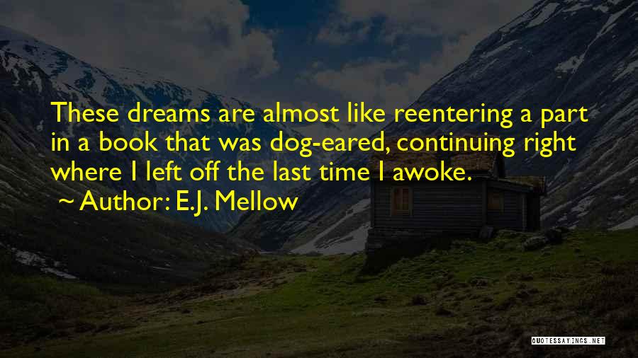 Mellow Quotes By E.J. Mellow