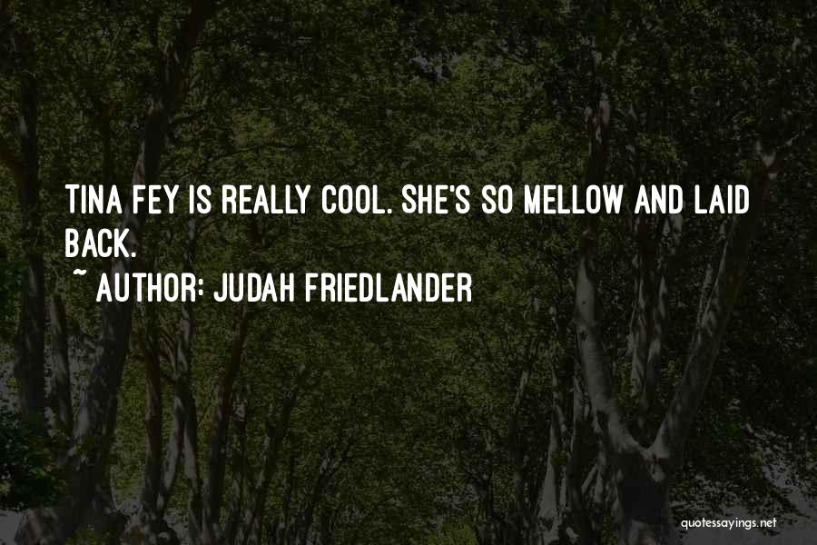 Mellow Quotes By Judah Friedlander