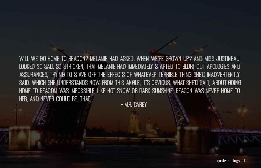 Melnikov Alexander Quotes By M.R. Carey Melnikov Alexander Quotes By M.R. Carey