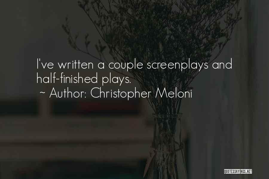 Meloni Quotes By Christopher Meloni