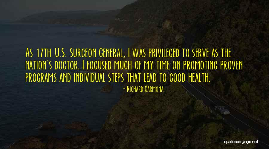 Melrose And Madison Quotes By Richard Carmona Melrose And Madison Quotes By Richard Carmona