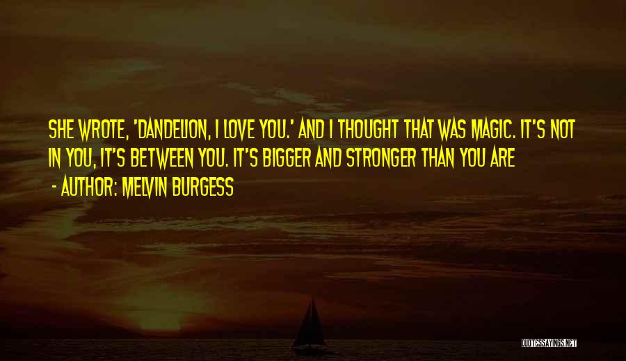 Melvin Burgess Quotes 1485129