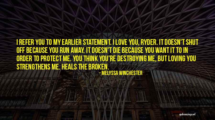 Melyssa Winchester Quotes 1056728