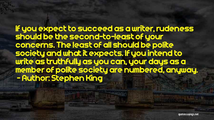 Member Of Society Quotes By Stephen King