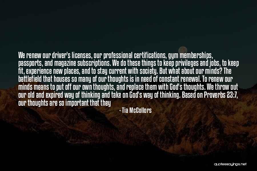 Memberships Quotes By Tia McCollors