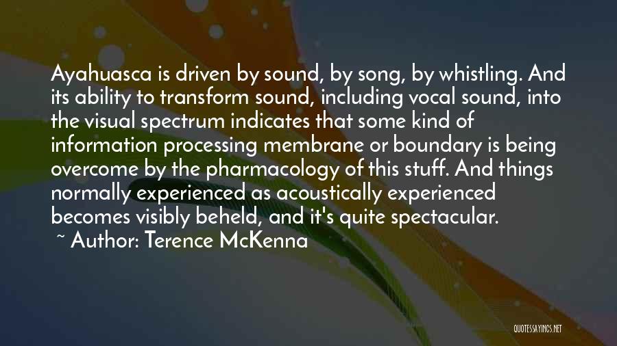 Membrane Quotes By Terence McKenna