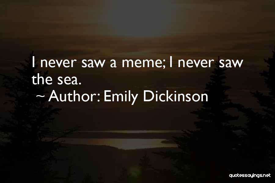 Meme Quotes By Emily Dickinson