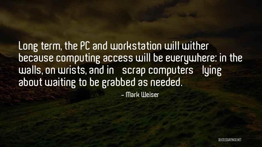 Memikat Ayam Quotes By Mark Weiser Memikat Ayam Quotes By Mark Weiser