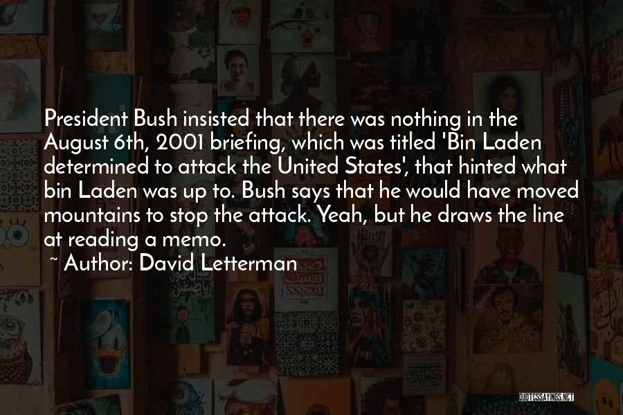 Memo Quotes By David Letterman