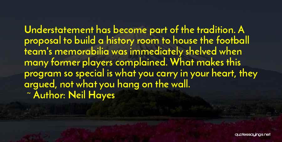 Memorabilia Quotes By Neil Hayes