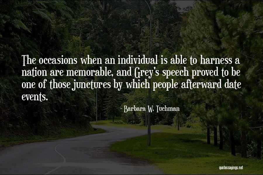 Memorable Events Quotes By Barbara W. Tuchman Memorable Events Quotes By Barbara W. Tuchman