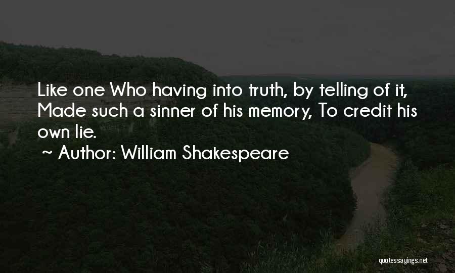 Memorable Memories Quotes By William Shakespeare