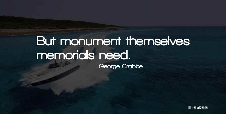 Memorial Quotes By George Crabbe