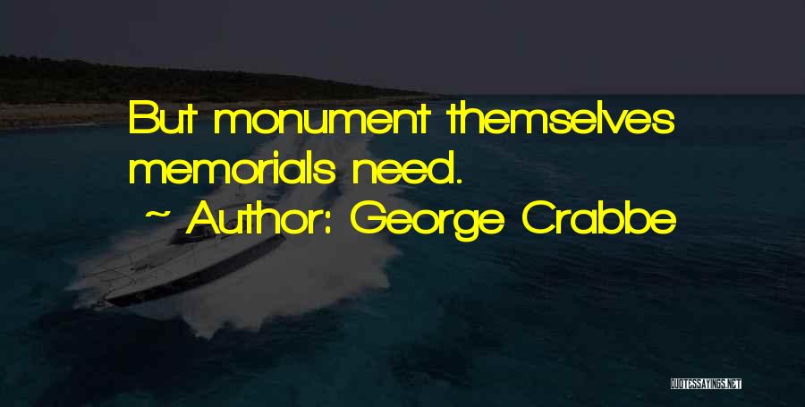 Memorials Quotes By George Crabbe