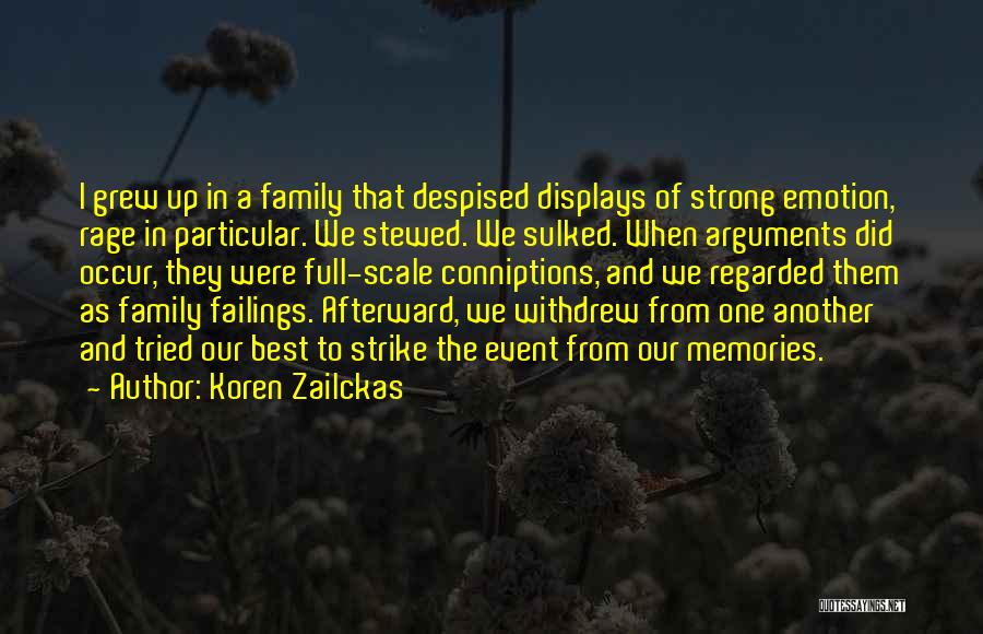 Memories And Family Quotes By Koren Zailckas