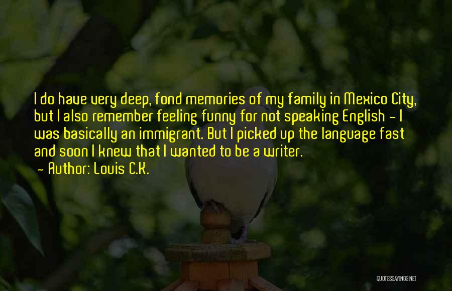 Memories And Family Quotes By Louis C.K.