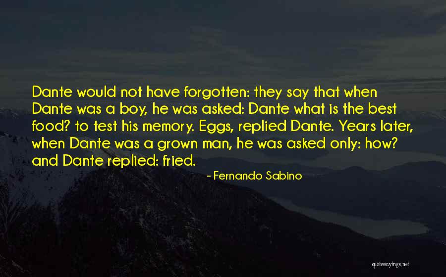 Memories And Food Quotes By Fernando Sabino