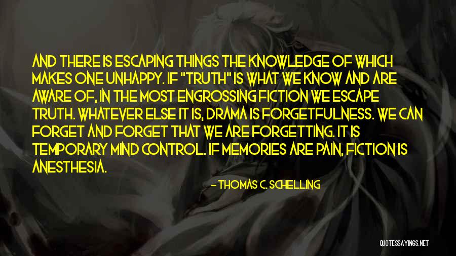 Memories And Forgetting Quotes By Thomas C. Schelling