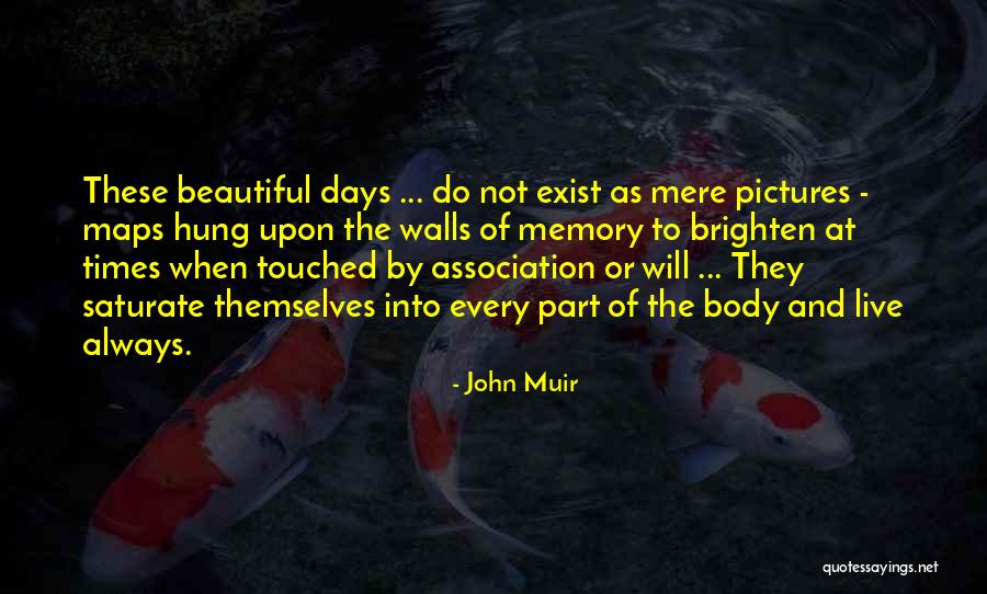 Memories And Pictures Quotes By John Muir