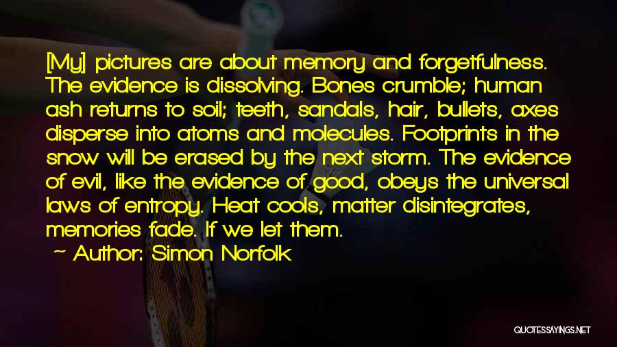 Memories And Pictures Quotes By Simon Norfolk