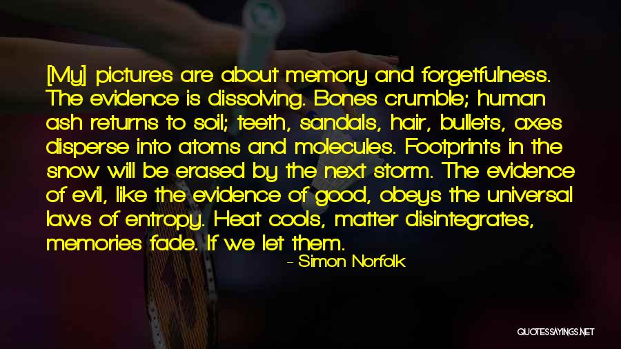 Memories And Pictures Quotes By Simon Norfolk