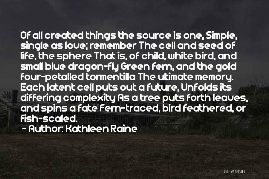 Memories And The Future Quotes By Kathleen Raine