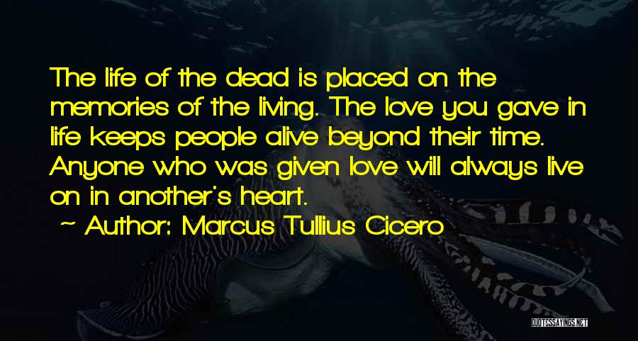 Memories Are Still Alive Quotes By Marcus Tullius Cicero