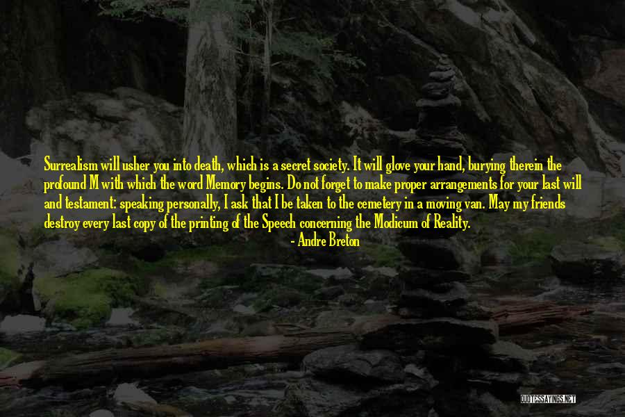Memories Destroy Us Quotes By Andre Breton Memories Destroy Us Quotes By Andre Breton