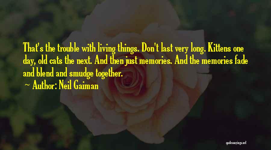 Memories Don Fade Quotes By Neil Gaiman